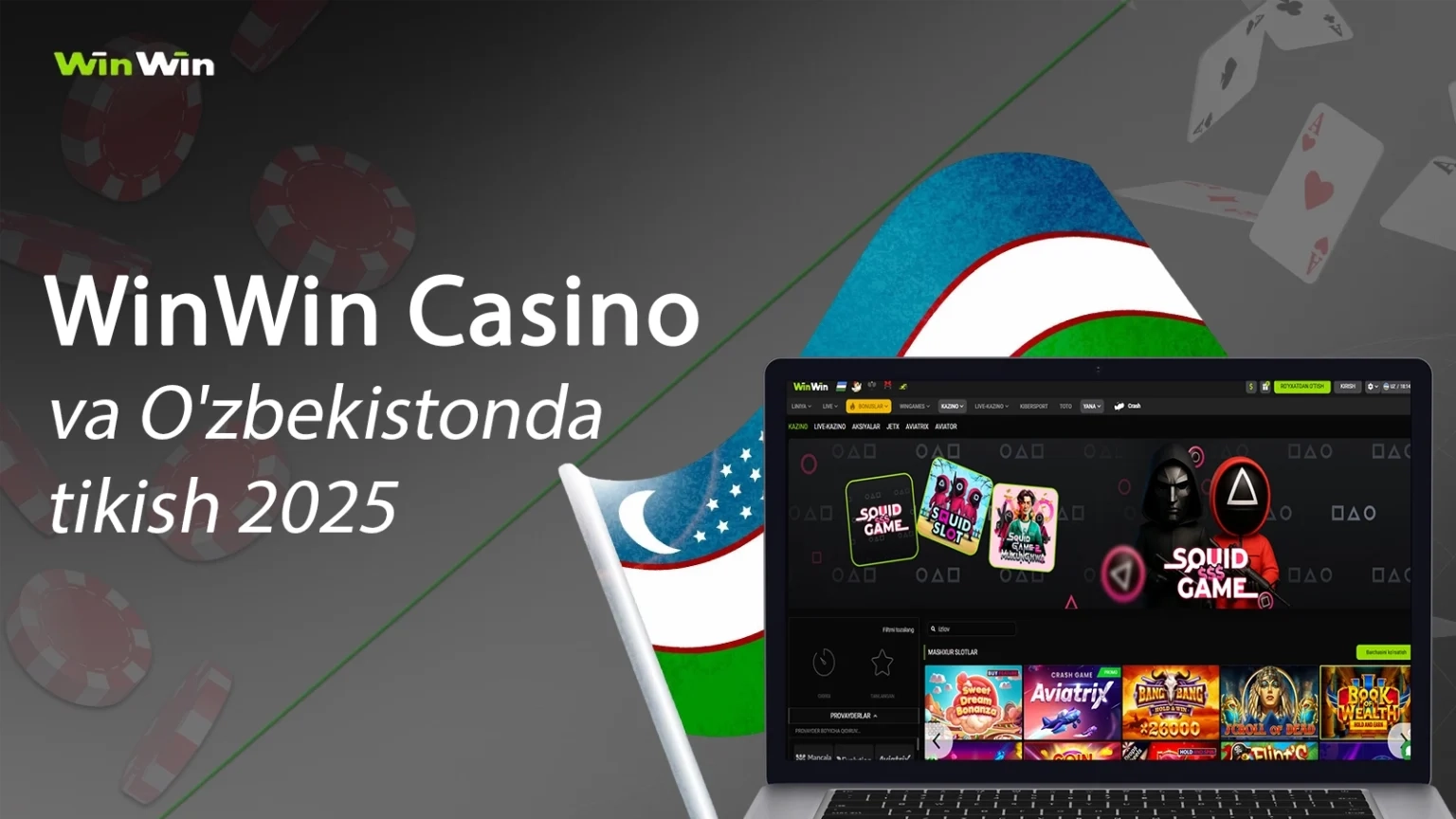 WinWin Casino UZ – rasmiy bukmeker va onlayn kazino platformasi